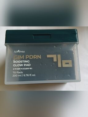 Isntree GIM PDRN Boosting Glow Toner Pad 70pads New, Korean Skincare K Beauty